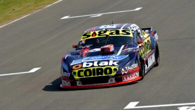 Andrés Jakos en el circuito de San Nicolás.