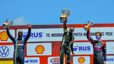 El podio del TCPM en La Plata.