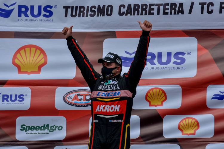 Valentín Aguirre TC podio