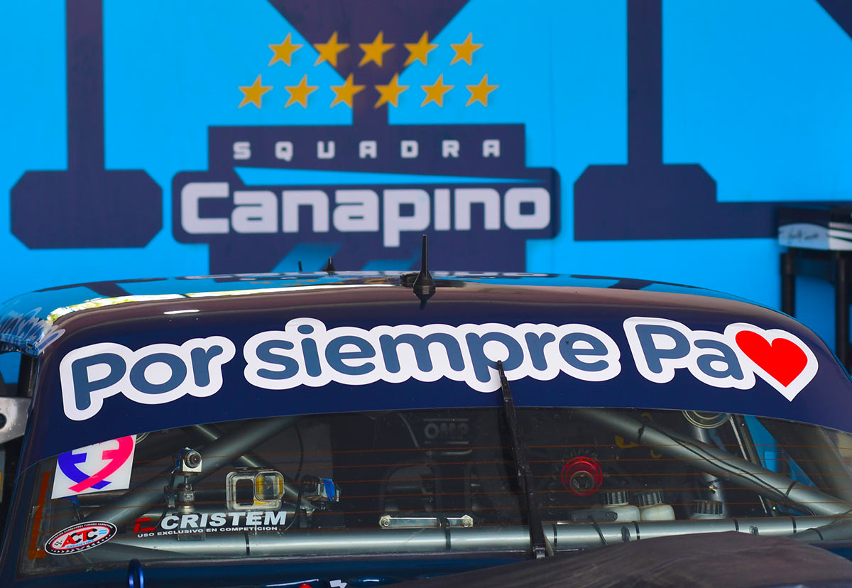 Canapino homenaje a su papá Alberto.