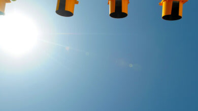 Semáforos pista de carrera.