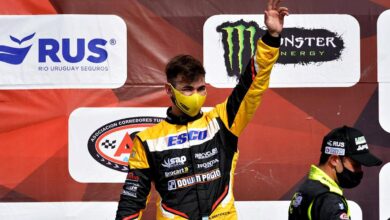 Agustín Martínez podio