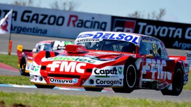 Gianini con el Ford en Rafaela