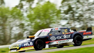 Marcos Quijada a bordo del Dodge en el TC Mouras