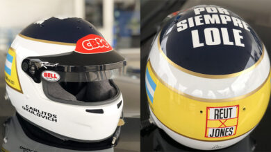 Casco réplica de Carlos Reutemann