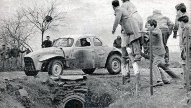 Oscar Gálvez rumbo a la victoria en Salto 1962