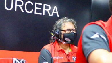 Walter Alifraco en el box de Manu Urcera