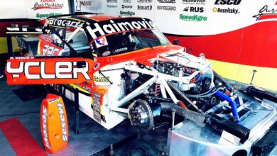El Ford de Werner en el box