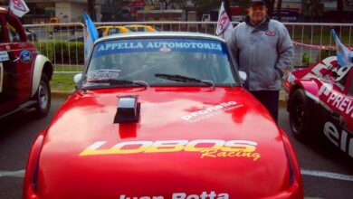 Néstor Appella en la caravana del TC