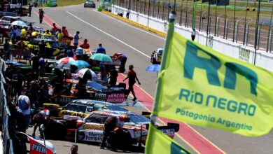 Boxes del autódromo de Viedma