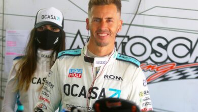 Leonel Pernía feliz con el podio en Viedma