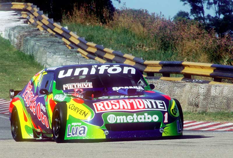 Orelli con la Chevy en Balcarce