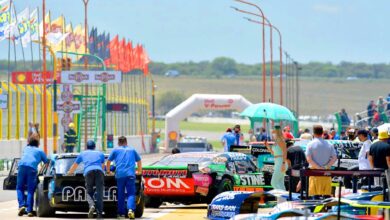 Actividad en los boxes de Toay