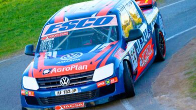 La VW Amarok de Aguirre en La Plata