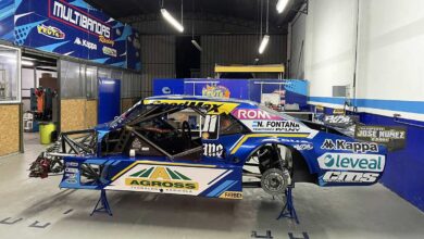 El Chevrolet de Fontana en el taller