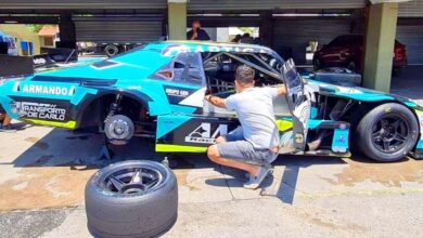 Ardusso durante la prueba en La Plata