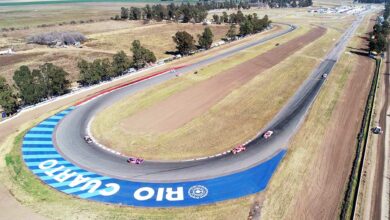 Vista panorámica del autódromo de Río Cuarto