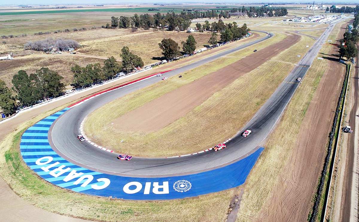 Vista panorámica del autódromo de Río Cuarto