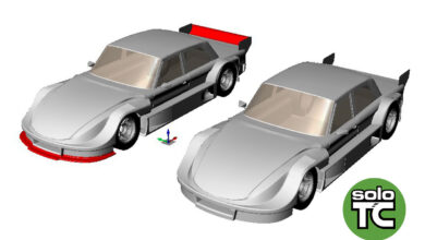 Autos de TC con reducción de cargas aerodinámicas en 2013.