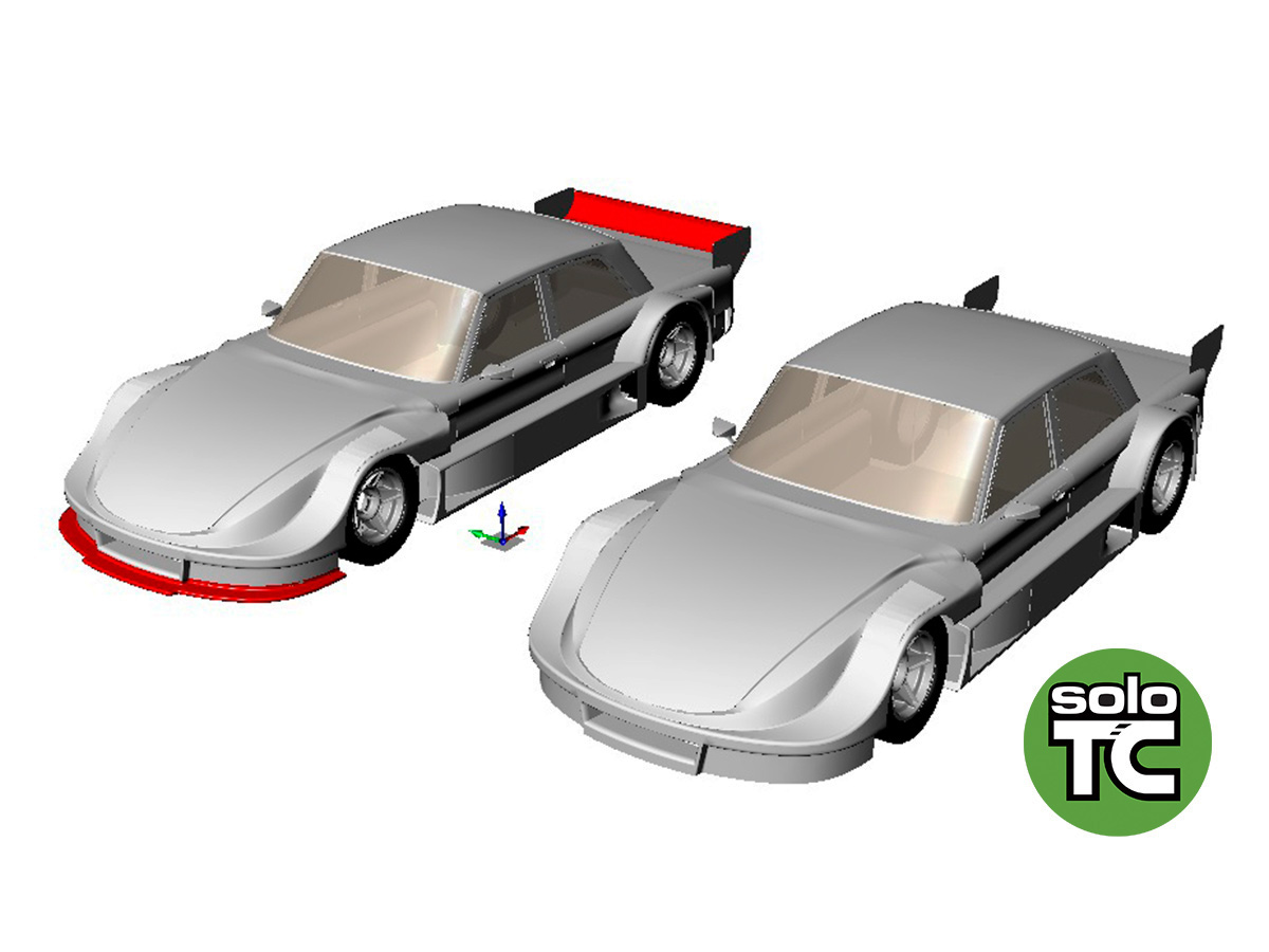 Autos de TC con reducción de cargas aerodinámicas en 2013.