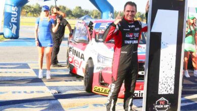 Werner celebra la pole position en TC Pick Up