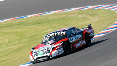 El Dodge de Urcera en pista.