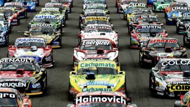 Autos de TC en la grilla de Rafaela.