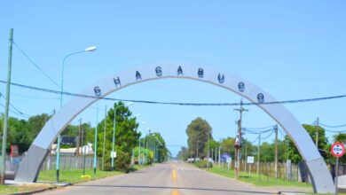 Acceso a la ciudad de Chacabuco