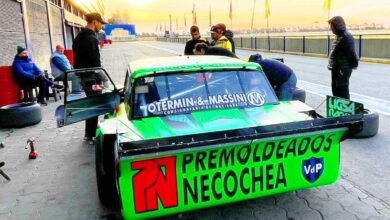 El Ford de De Benedictis en la calle de boxes