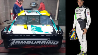 El Chevrolet de De Carlo en el rolo.