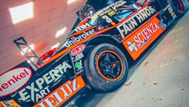 El Chevrolet de Canapino en el taller