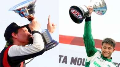 Domenech y Faín celebran en el podio