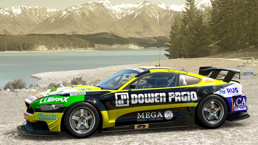 Modelo 3D de un Ford Mustang con el diseño de Omar Martínez.