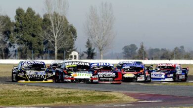Pelotón del TC Mouras en La Plata.