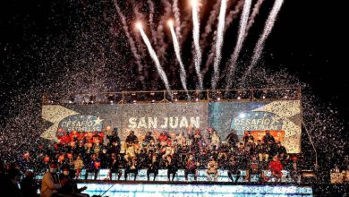 Los pilotos de TC en el sorteo de la grilla en San Juan.