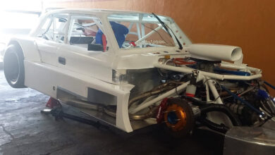 Estructura de la réplica del Ford de Werner 2014.