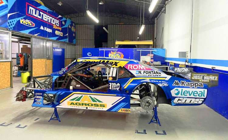 El Chevrolet de Fontana en el taller