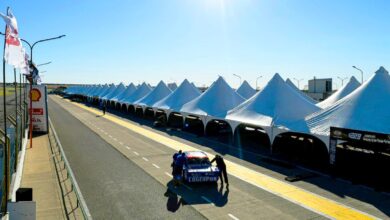 Un TC empujado en boxes