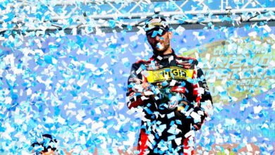 Ardusso en el podio del TC en Toay.