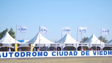 La recta principal y los boxes de Viedma