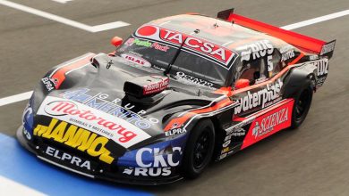 El Chevrolet de Mangoni desde arriba.
