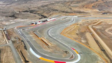 Autódromo de El Calafate desde arriba.