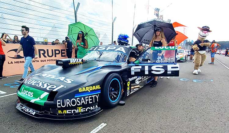 Santero en la grilla del TC en Concepción.