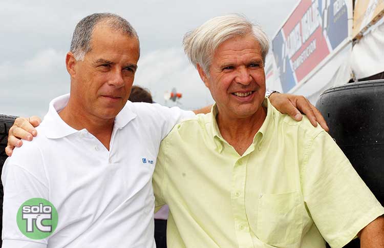 Tito Urretavizcaya junto a Oscar 'Pincho' Castellano.