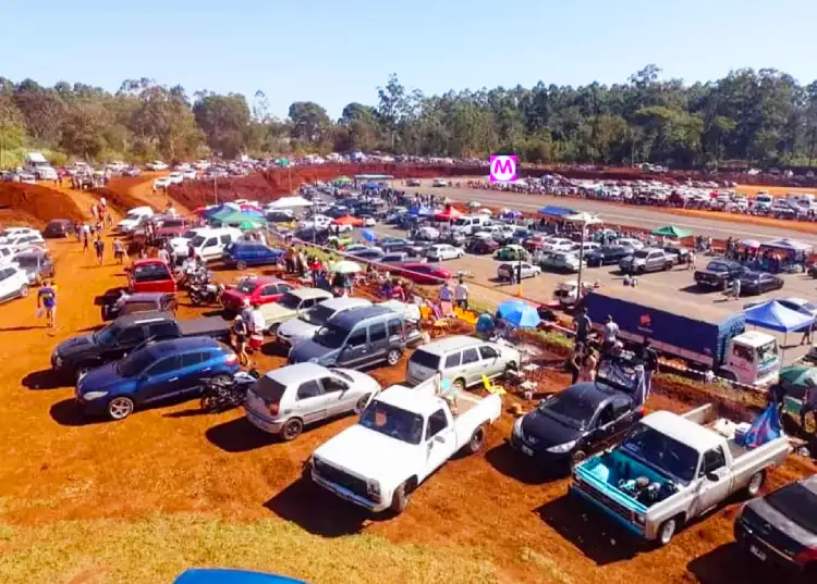Picadas en el autódromo Eldorado.