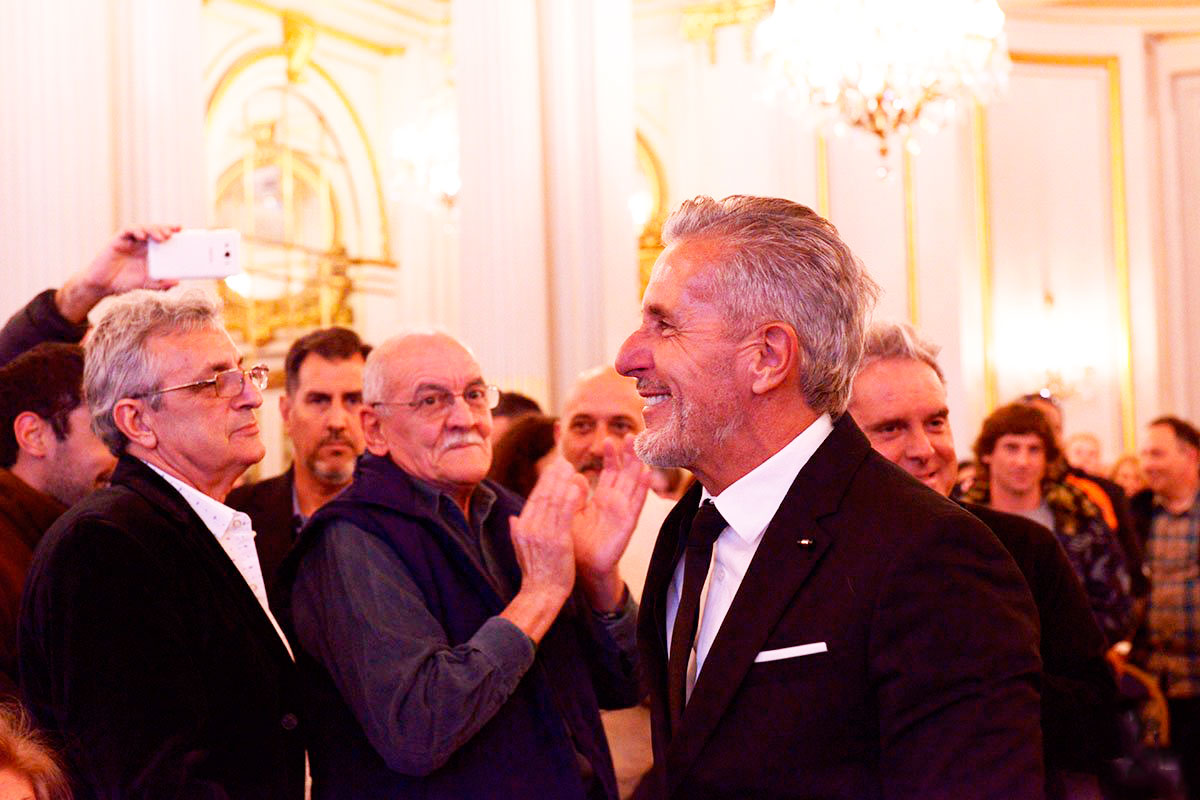 Tito Bessone en la Legislatura de Buenos Aires.