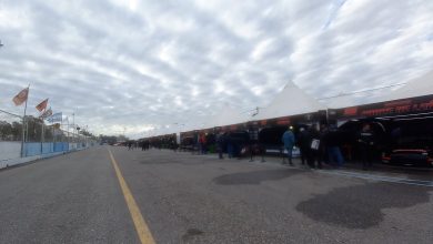 Panorámica de los boxes de Rafaela.