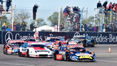Pelotón de TC en Rafaela.