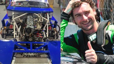 Crusitta y el Dodge con motor