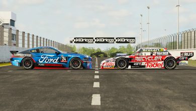 Render del Ford Mustang y el Ford Falcon de Werner.